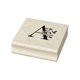 Holzmonograf A Gummistempel