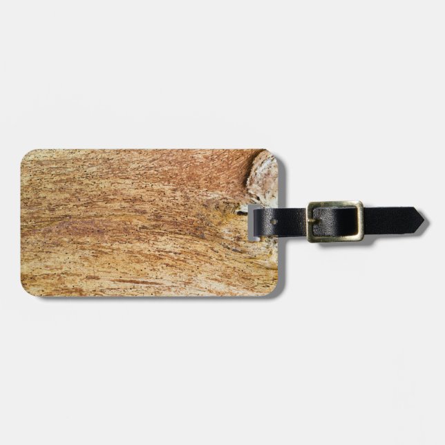 Holzmuster Gepäckanhänger (Vorderseite horizontal)
