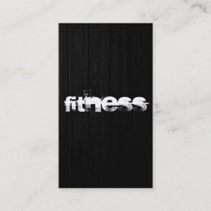 Holzmuster Graue Fitness Sportkarte Visitenkarte