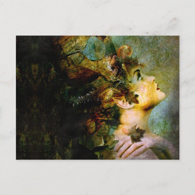 Holznymphe Postkarte (Vorderseite)