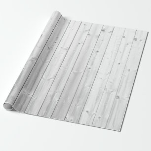 Holzoberfläche mit weißer Textur Geschenkpapier