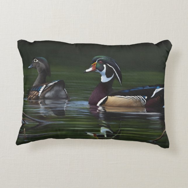 Holzock-Pillow Dekokissen (Rückseite)