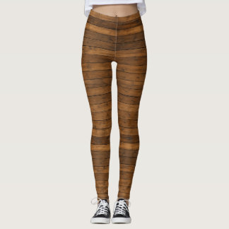 Holzoptik Leggings