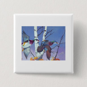 Holzosenflug Extravagant Button