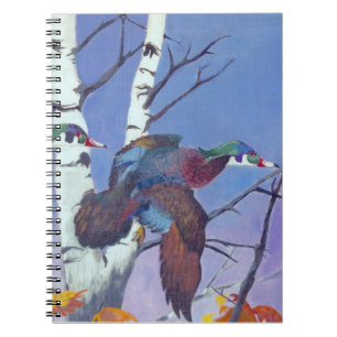 Holzosenflug Extravagant Notizblock