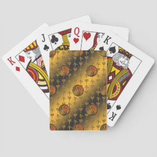 Holzpferd Spielkarten