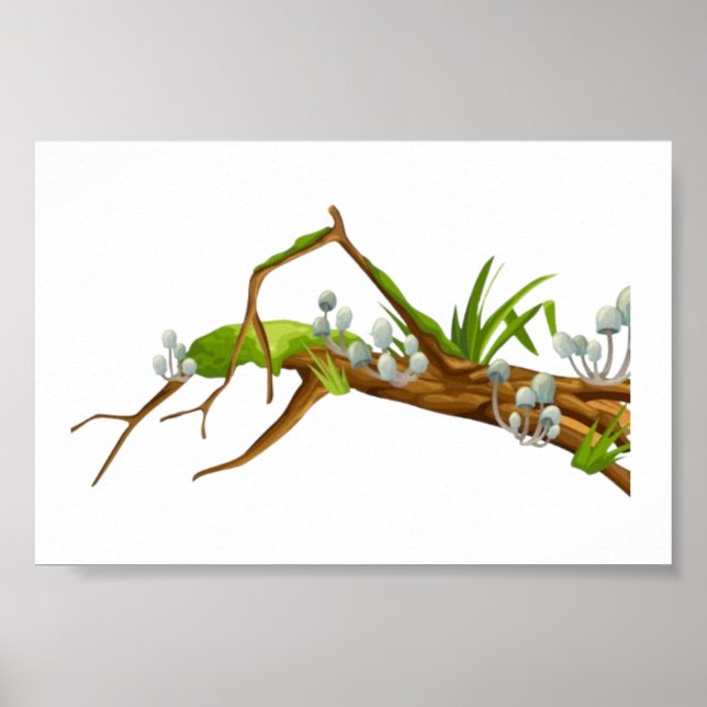 Holzpfosten Poster (Vorne)