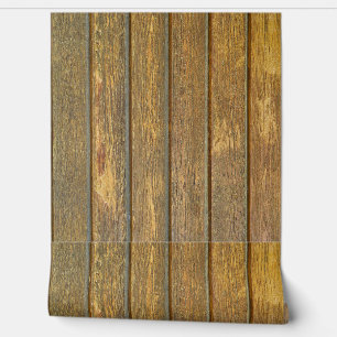 HOLZPLÄNE RUSTISCHES KABINWALLPAPIER TAPETE