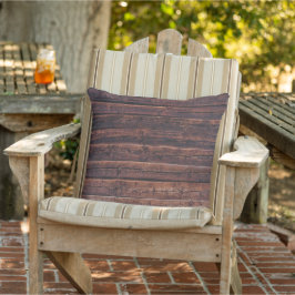 Holzplanken mit Maserungdetails Nahaufnahme Foto B Kissen