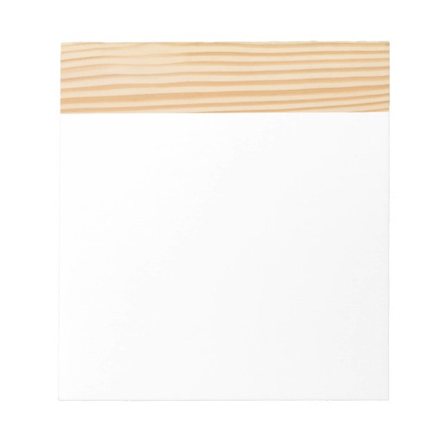 Holzplanmuster Notizblock (Vorderseite)