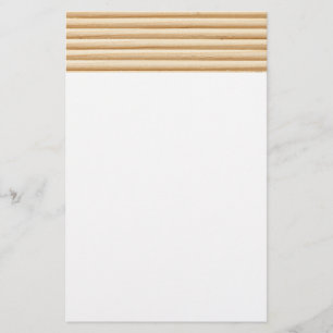 Holzplantränenmuster Briefpapier