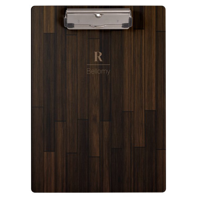 Holzplatte Klemmbrett (Vorderseite)