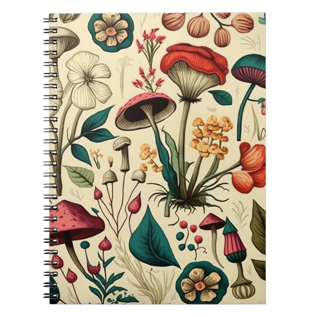Holzpolster SpiralNotebook Notizblock (Vorderseite)