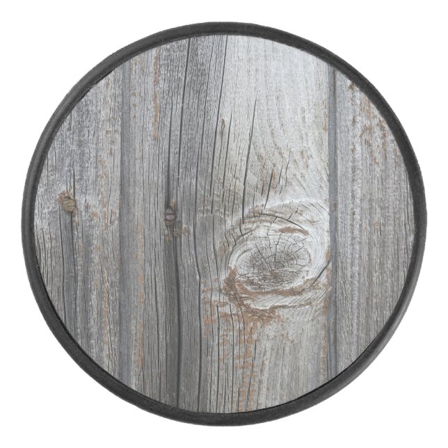 Holzpuppe Eishockey Puck (Vorderseite)