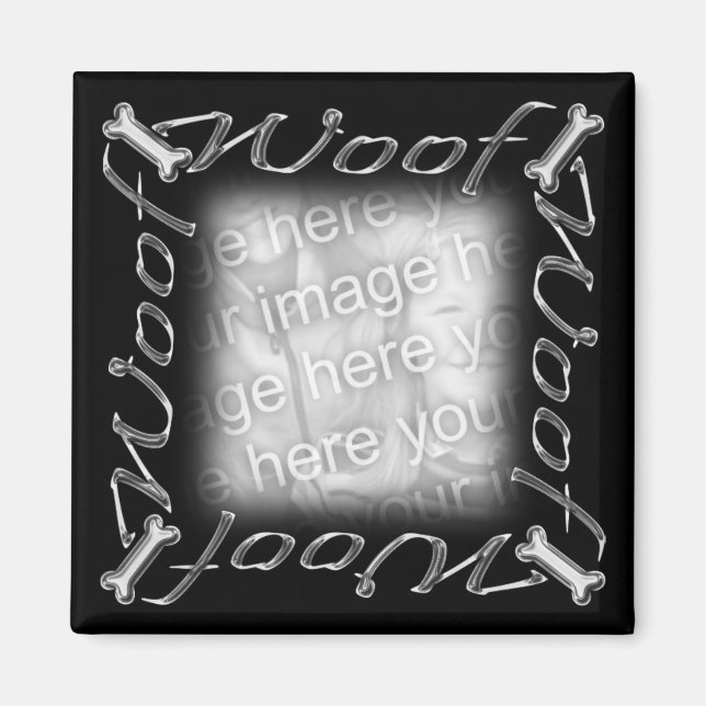 Holzrahmen Magnet (Vorne)