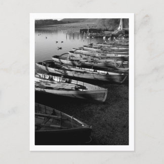 Holzruderboote - Derwentwater, Lake District Postkarte