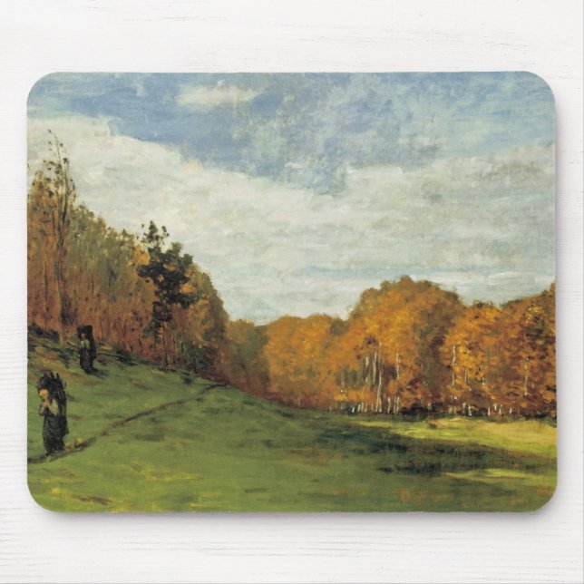 Holzsammler am Rande des Waldes Mousepad (Vorne)