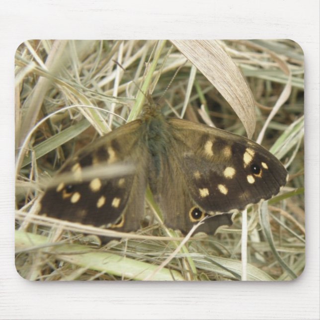 Holzschmetterlingsmousepad Mousepad (Vorne)