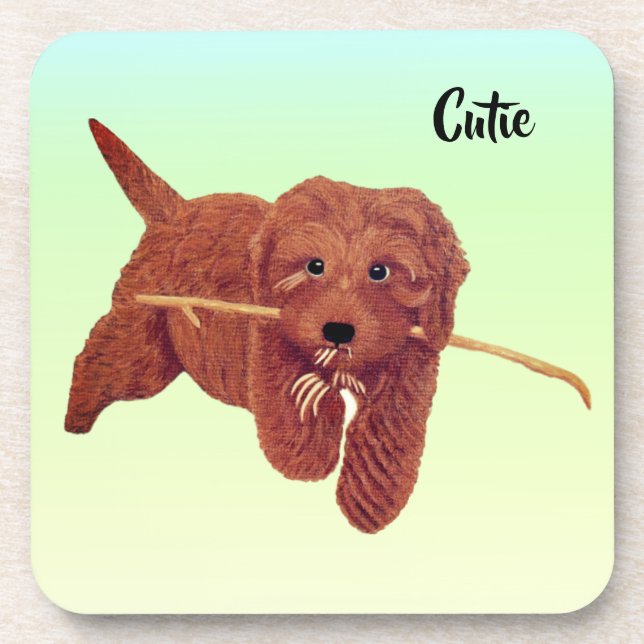 Holzschmuck Getränkeuntersetzer (Vorderseite)