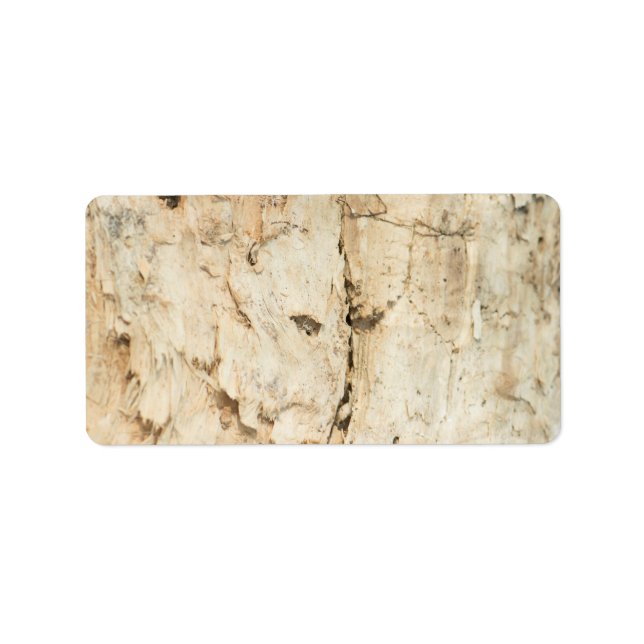 Holzschnitt Adressaufkleber (Vorne)