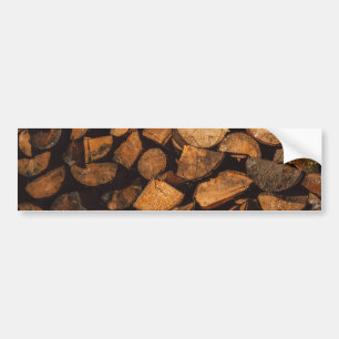 Holzschnitt Autoaufkleber