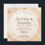 Holzschnitt Maßgeschneiderte rustikale Hochzeit Einladung<br><div class="desc">Fangen Sie das Wesen einer schönen, romantischen, rustikalen Hochzeit mit diesem Holz geschnitten Grain Custom Rustic Wedding Einladung. Diese Einladung zeichne Inspiration von der natürlichen Schönheit der Holzschnittlöcher und erlaubt es Ihnen, die Braut- und Bräutigamen, das Hochzeitstag und die Lage zu gestalten, um Ihrem besonderen Tag eine persönliche Touch hinzuzufügen....</div>