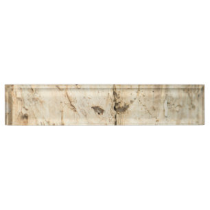 Holzschnitt Namensplakette