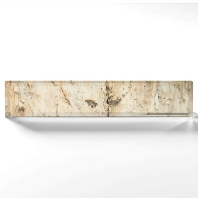 Holzschnitt Namensplakette (Vorderseite)