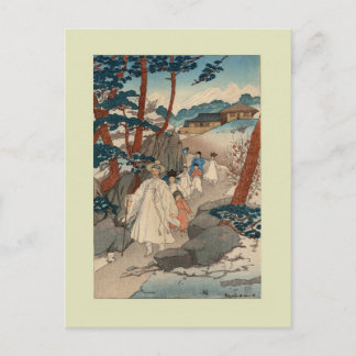 Holzschnitt von Elizabeth Keith Postkarte