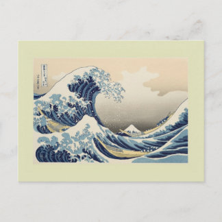 Holzschnitt von Katsushika Hokusai Postkarte