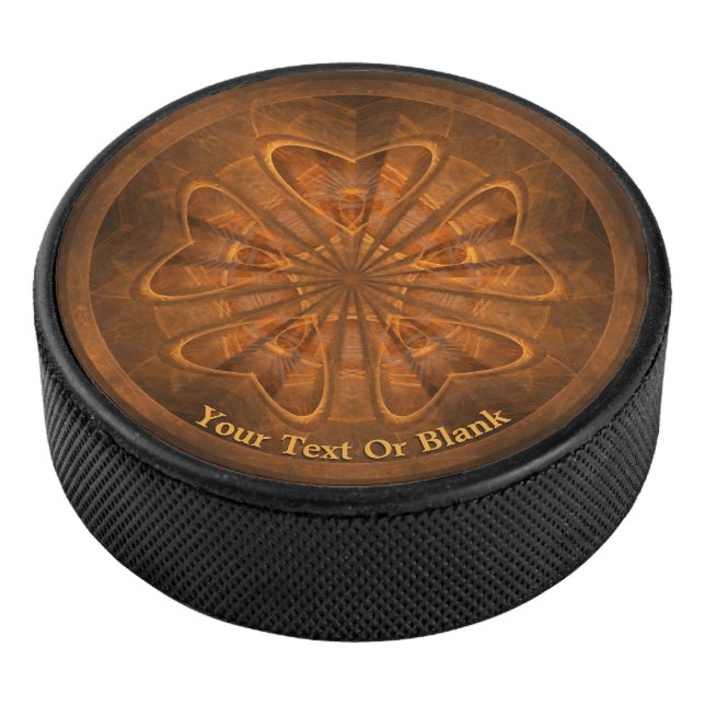 Holzschnitzen Eishockey Puck (3/4)