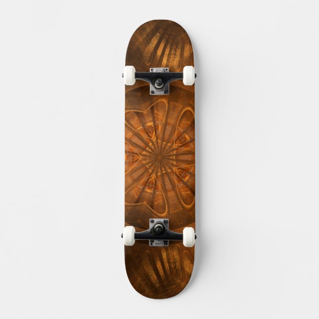Holzschnitzen Skateboard (Vorderseite)