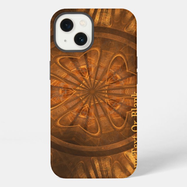Holzschnitzerei iPhone Hülle (Rückseite)