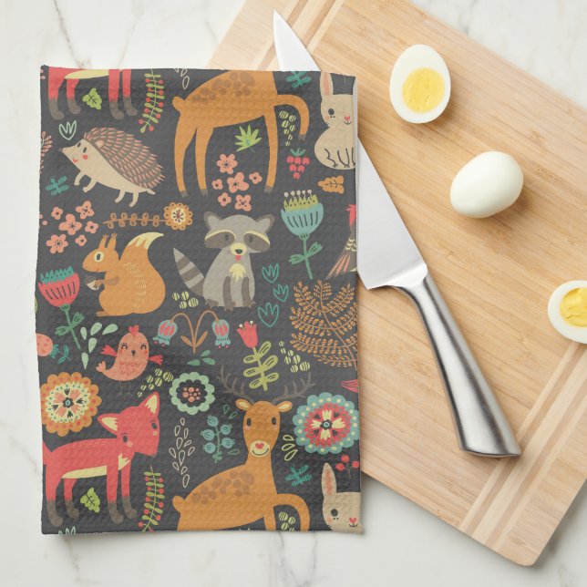 Holzschnitzereien Hauptbesetzung Kunst, Kultur Geschirrtuch (Viertel Falte)