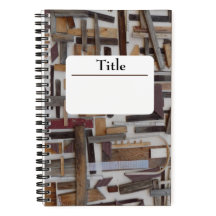 Holzschrott-Spiralheft