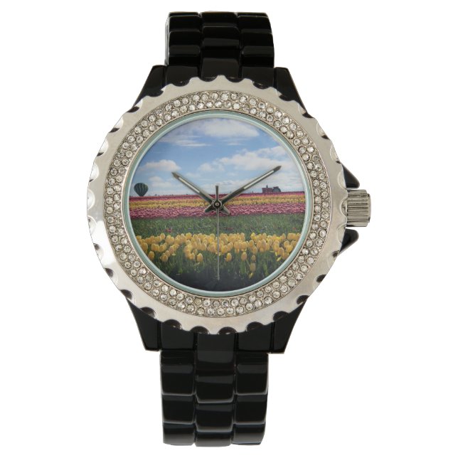 Holzschuhfarm, Holzbrand, Oregon Armbanduhr (Vorderseite)