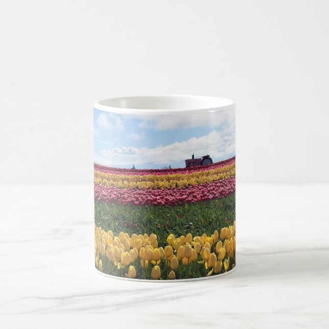 Holzschuhfarm, Holzbrand, Oregon Kaffeetasse (Mittel)