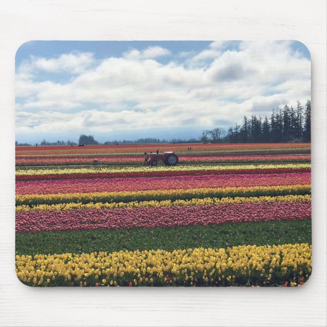 Holzschuhfarm, Holzbrand, Oregon Mousepad (Vorne)