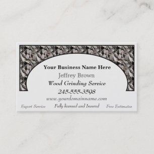 Holzspan-Visitenkarten Visitenkarte