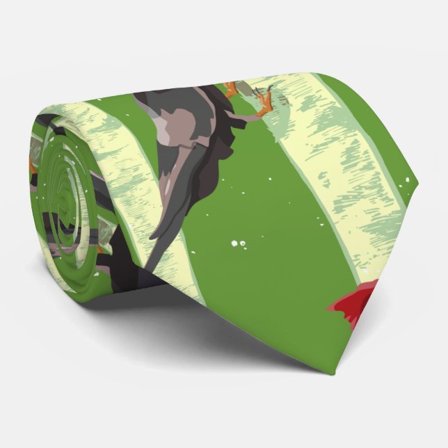 Holzspecht Krawatte (Gerollt)