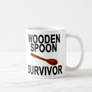 HOLZSPOONÜBERLEBEN KAFFEETASSE