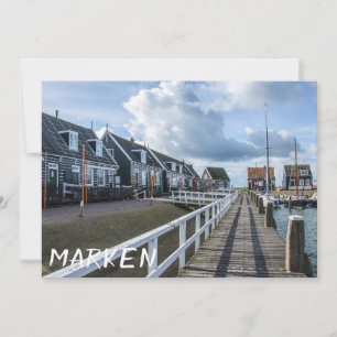 Holzsteg in Marken, Niederlande