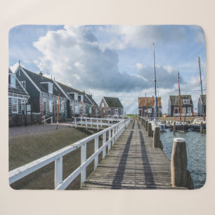 Holzsteg in Marken, Niederlande Sherpadecke