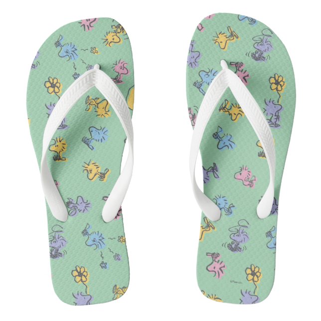 Holzstock Zucker Pop Kunstmuster Flip Flops (Fußbett)