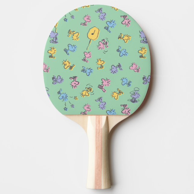 Holzstock Zucker Pop Kunstmuster Tischtennis Schläger (Vorderseite)