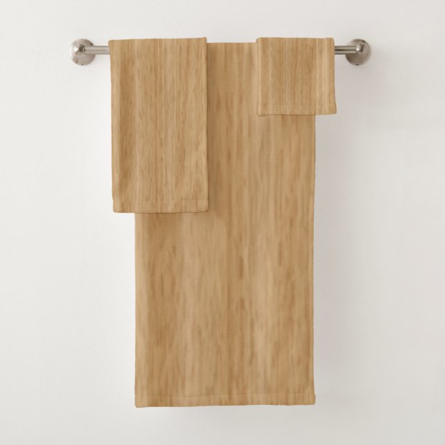 Holzstruktur aus Verbundwerkstoff Badetuch Set (Insitu)