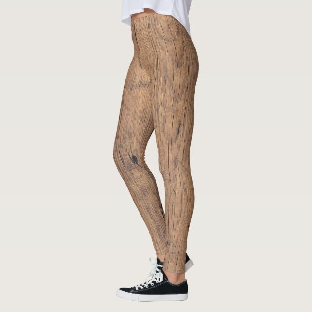 Holzstruktur Leggings (Links)