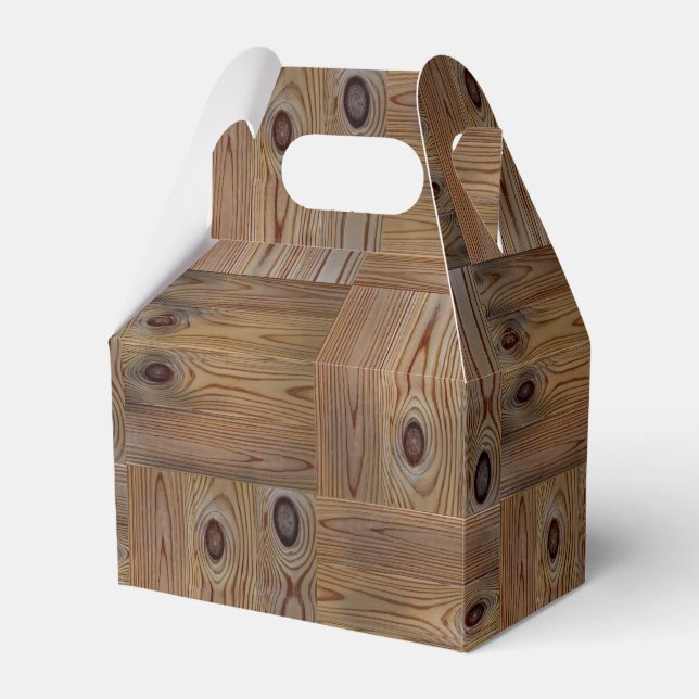Holzstruktur, Naturholz Geschenkschachtel (Vorderseite)