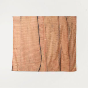 Holzstruktur Wandteppich