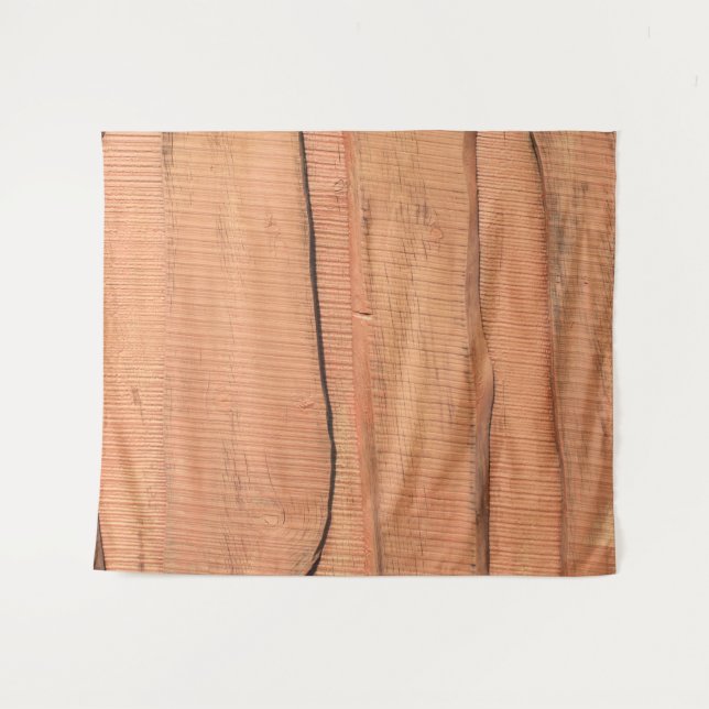 Holzstruktur Wandteppich (Vorderseite (Horizontal))